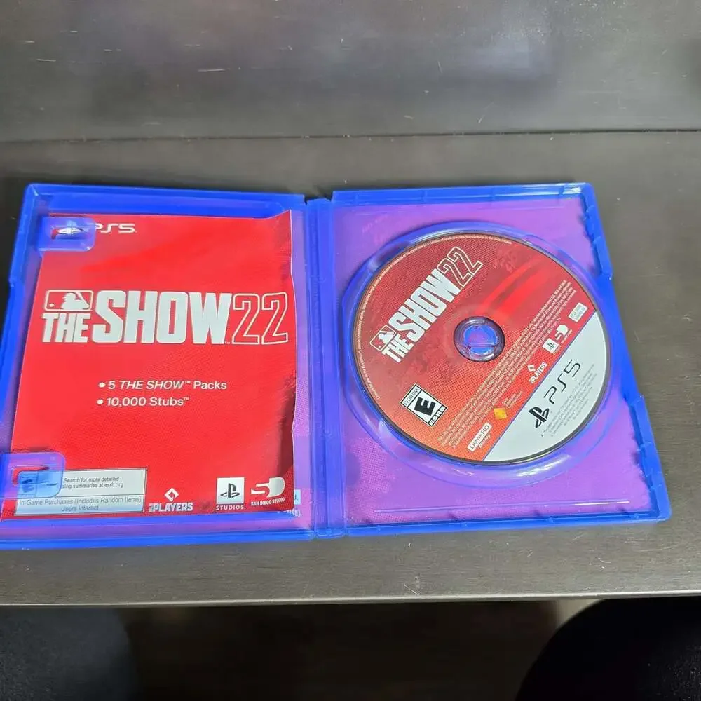 Lot Of 2 PS5 Games The Show 22 And Madden 21 Ganes Next Level Edition